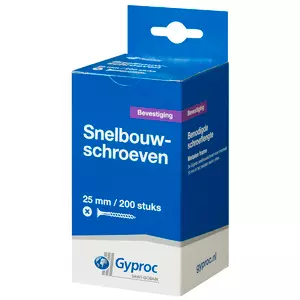Gyproc Snelbouwschroef 25 mm