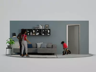 HABITO is extreem stootbestendig, dus maak je geen zorgen om je mooie wand!