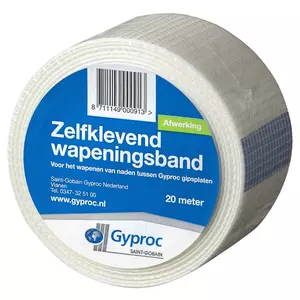 Gyproc Zelfklevend wapeningsband voor een wand zonder scheuren