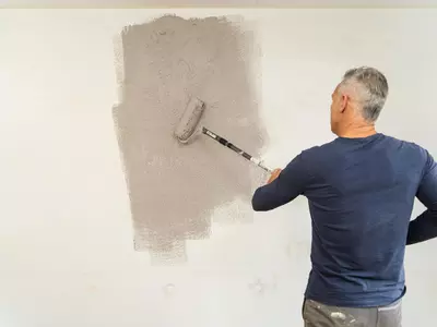 Wand gladmaken stap 2
