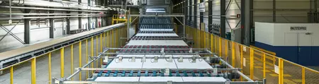 Gyproc Nederland platenlijn in Kallo