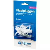 Gyproc Plaatpluggen voor het ophangen van voorwerpen aan een gipsplaat