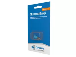 Gyproc Schroefkop voor het schroeven van gipsplaten op de juiste diepte