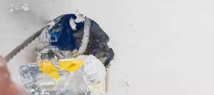 Met de Gyproc Schrobzaag maak je uitsparingen in gipsplaten