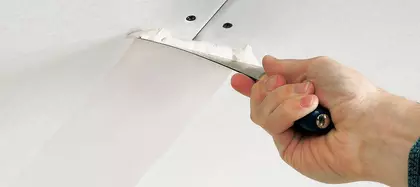 Plafond afwerken