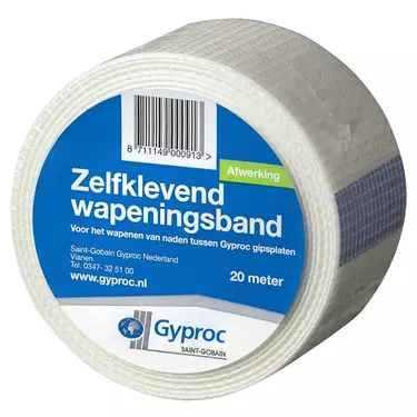 Gyproc Zelfklevend wapeningsband voor een wand zonder scheuren
